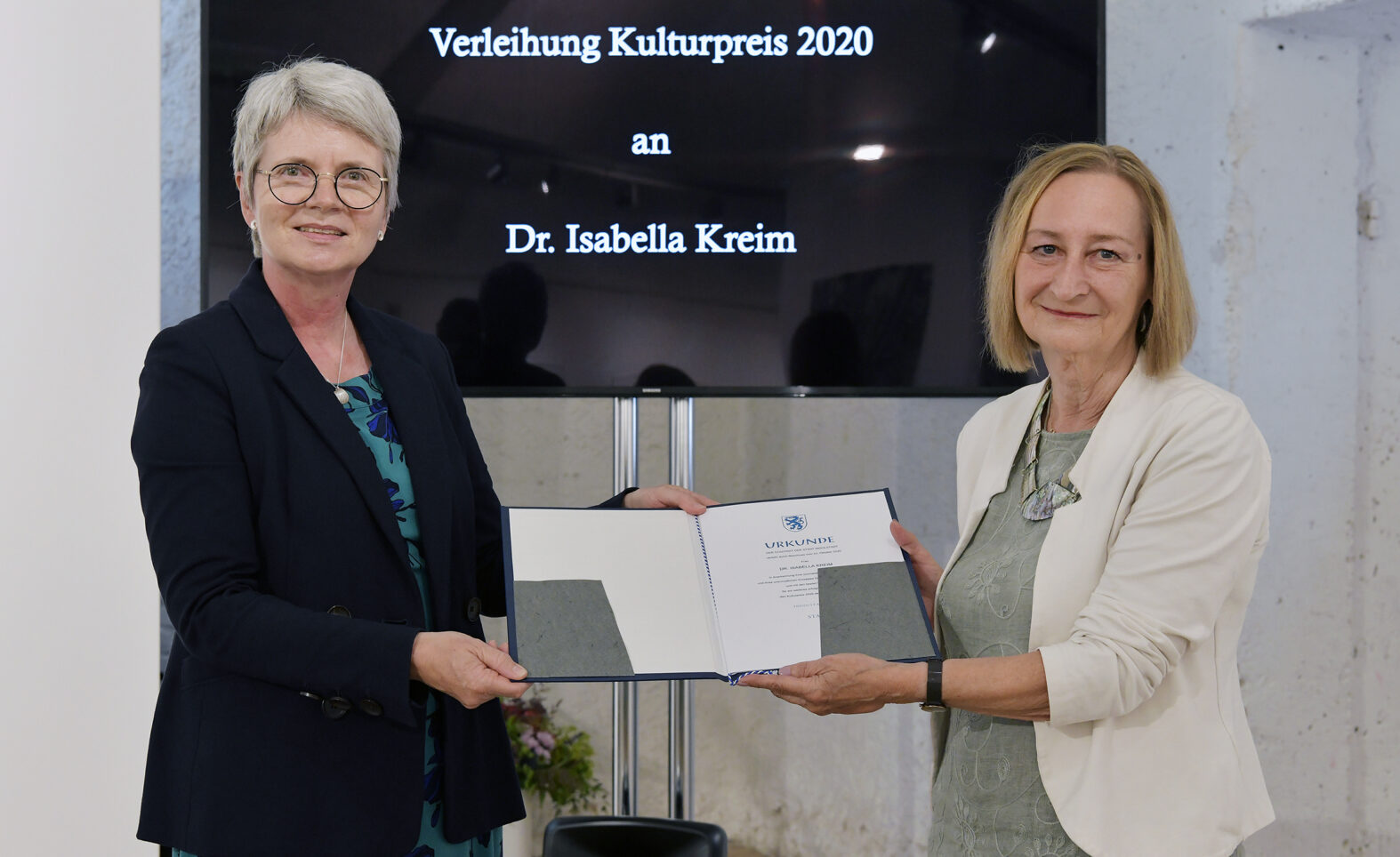 Stadt IN verleiht Kulturpreis an Dr. Isabella Kreim