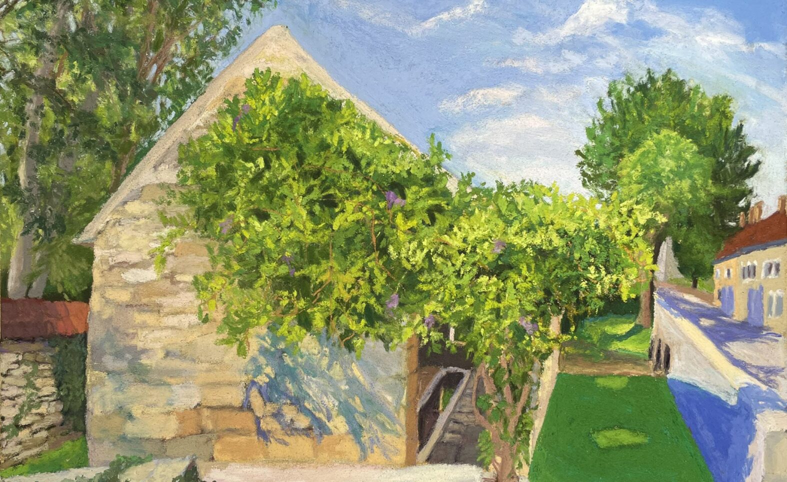 Provence und Dinosaurier in der Galerie Ahart in EI
