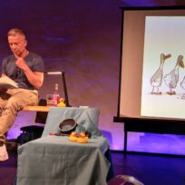 Politikparabel im Kinderbuch. Ulrich Hub war bei den Ingolstädter Literaturtagen zu Gast