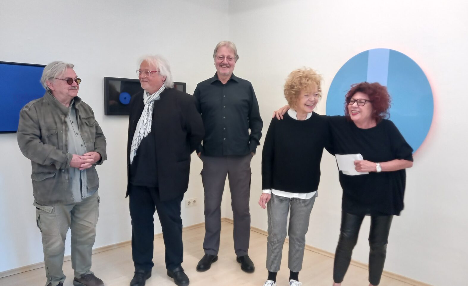 „Vierfarbräume“ mit Post, Thiel, Roy, Luxenburger in Galerie Haas in Ingolstadt
