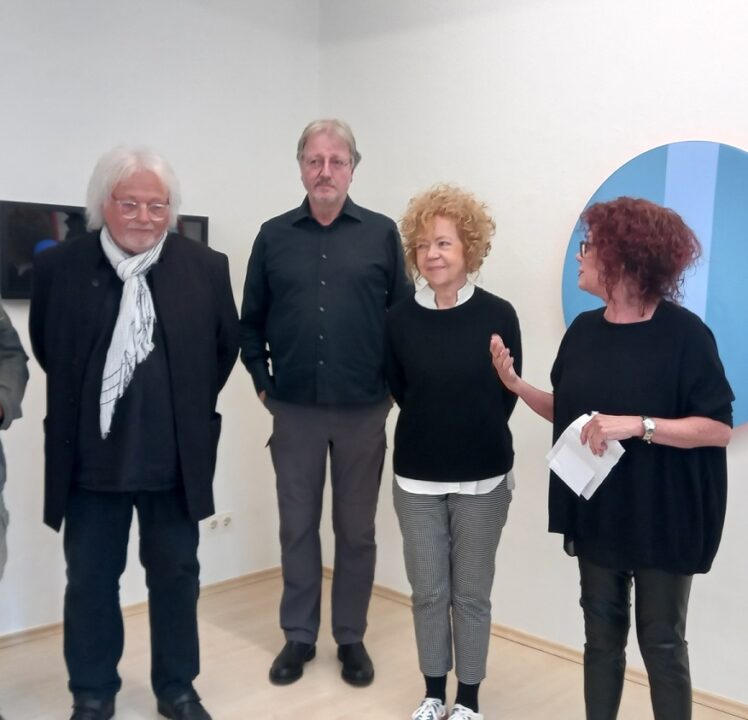 „Vierfarbräume“ mit Post, Thiel, Roy, Luxenburger in Galerie Haas in Ingolstadt