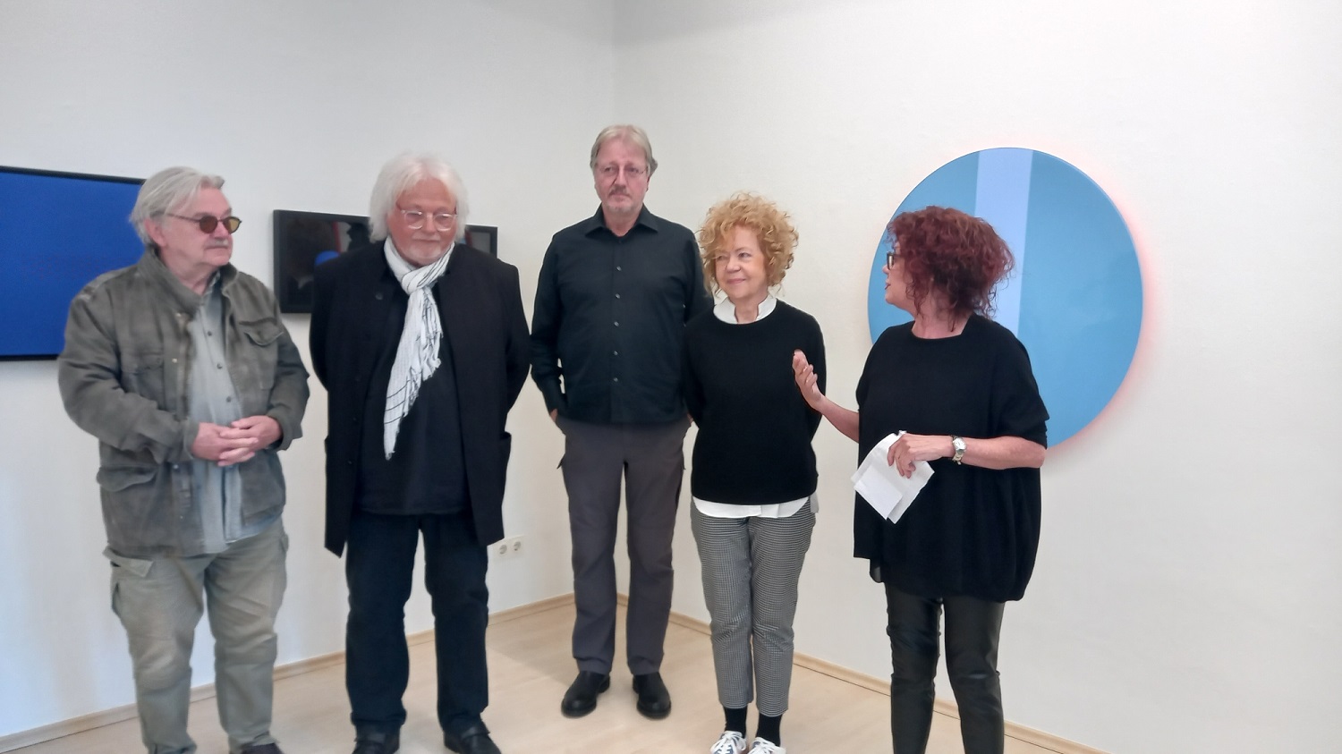 „Vierfarbräume“ mit Post, Thiel, Roy, Luxenburger in Galerie Haas in Ingolstadt