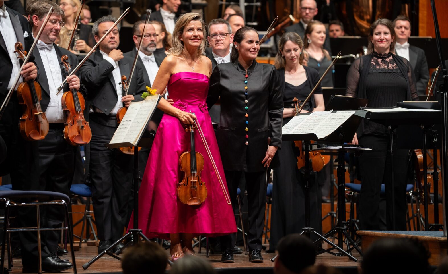 Gespräch mit Anne-Sophie Mutter nach ihrem Konzert bei den Audi Sommerkonzerten