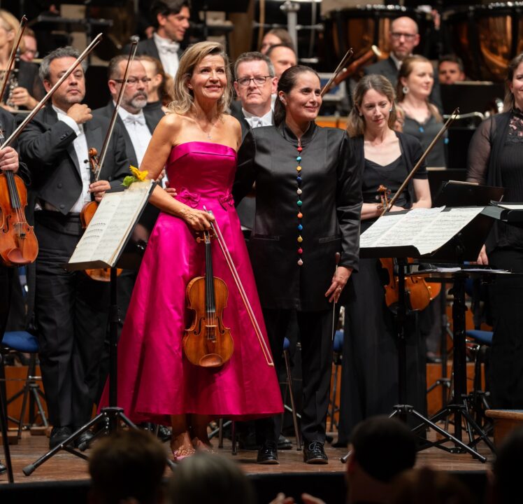 Gespräch mit Anne-Sophie Mutter nach ihrem Konzert bei den Audi Sommerkonzerten