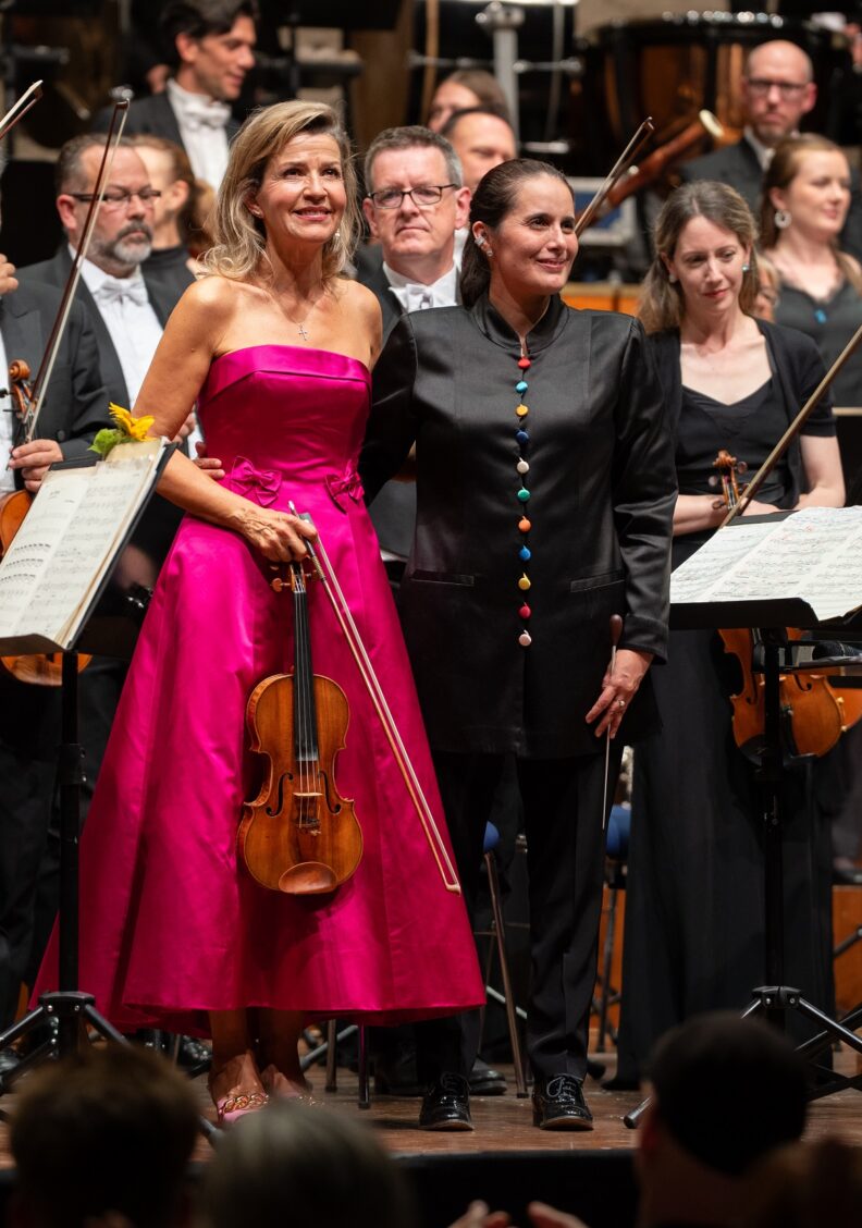 Gespräch mit Anne-Sophie Mutter nach ihrem Konzert bei den Audi Sommerkonzerten