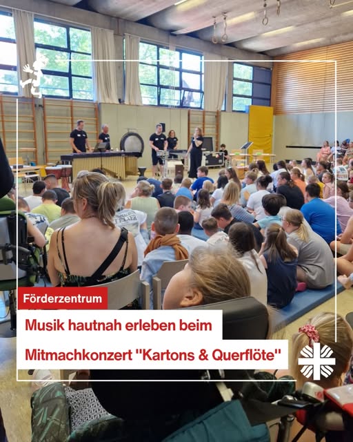 3 Schlagzeuger und 1 Flötistin des BR-Symphonieorchesters im Caritaszentrum St. Vinzenz