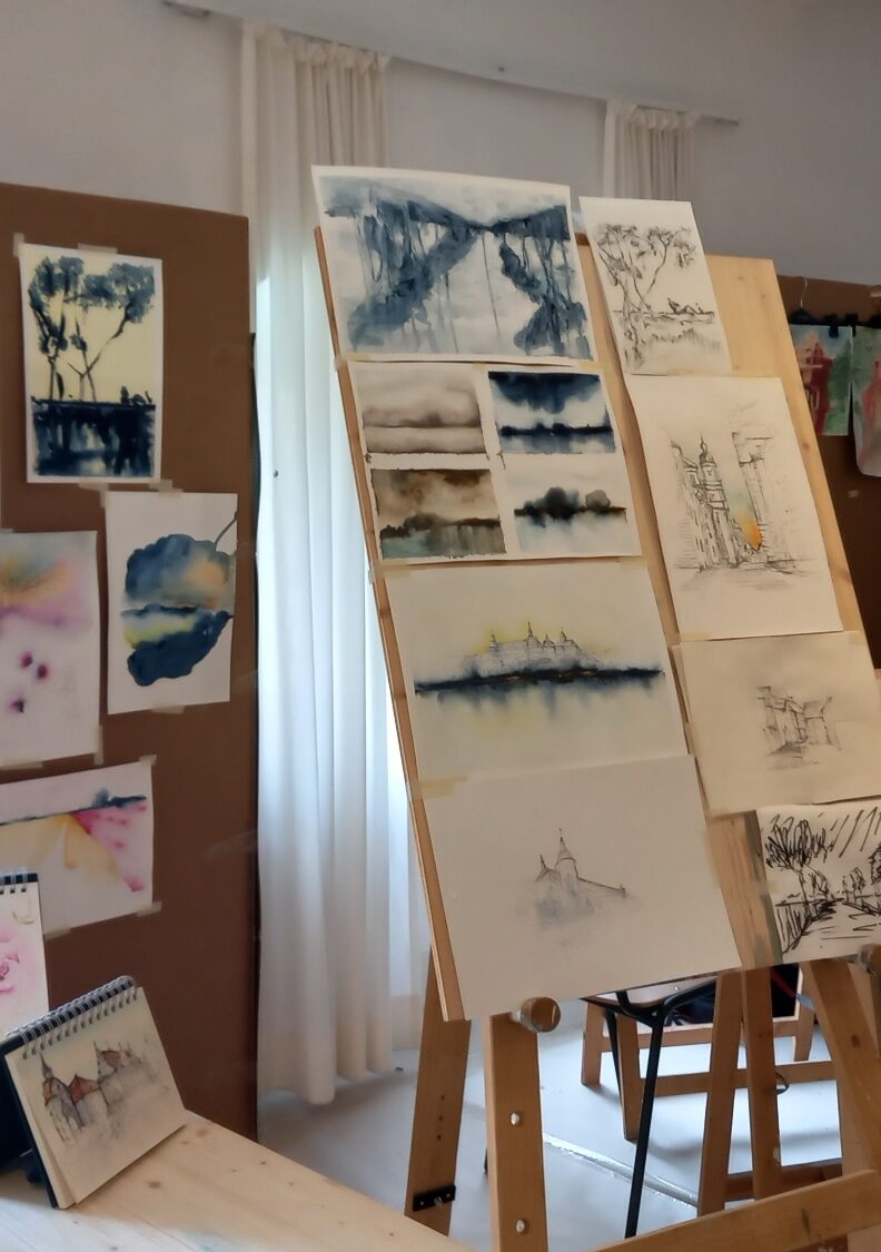 Atelierrundgang bei der Neuburger Sommerakademie
