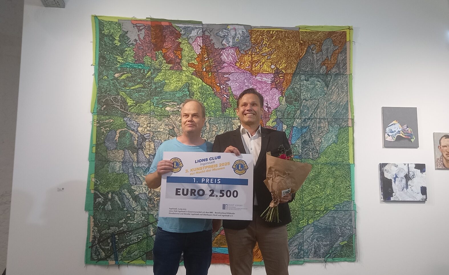 Kunstpreise des Lionsclubs für Lindqvist, Lange, Winzer
