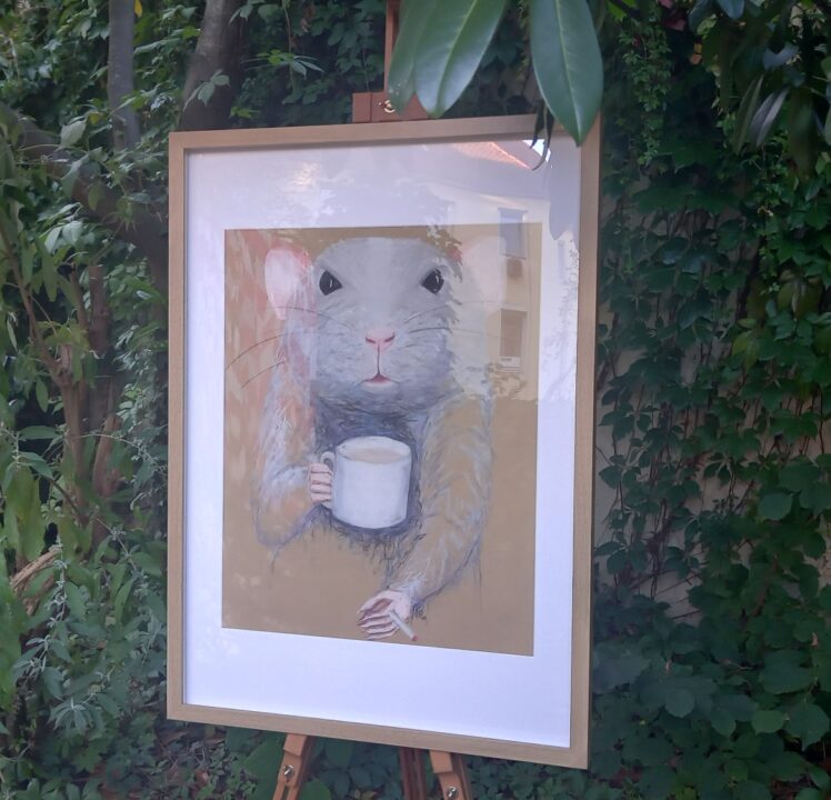„Lebe Leben“ – Tiere und Boxerinnen von Niko Nutztier (alias Nikola Zelyk) im Poolhaus, Donaustr
