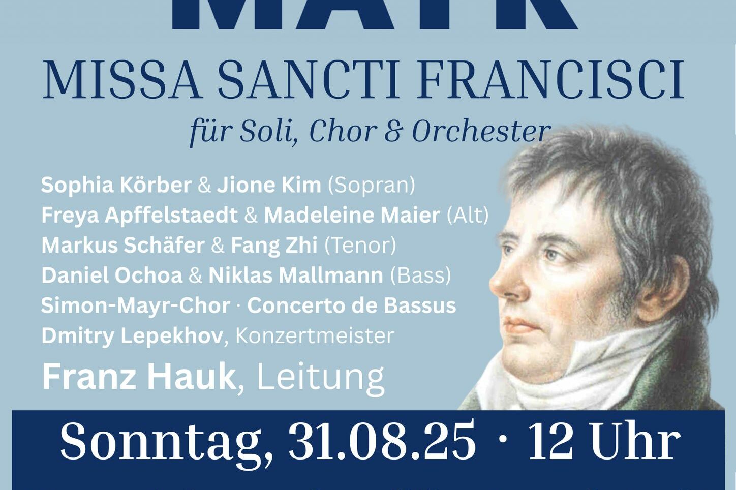 Klangvolle Wiederentdeckung: Simon Mayrs „Missa Sancti Francisci“ in der Franziskanerkirche