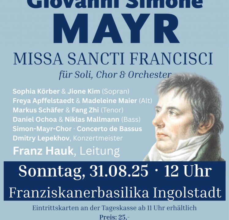 Klangvolle Wiederentdeckung: Simon Mayrs „Missa Sancti Francisci“ in der Franziskanerkirche