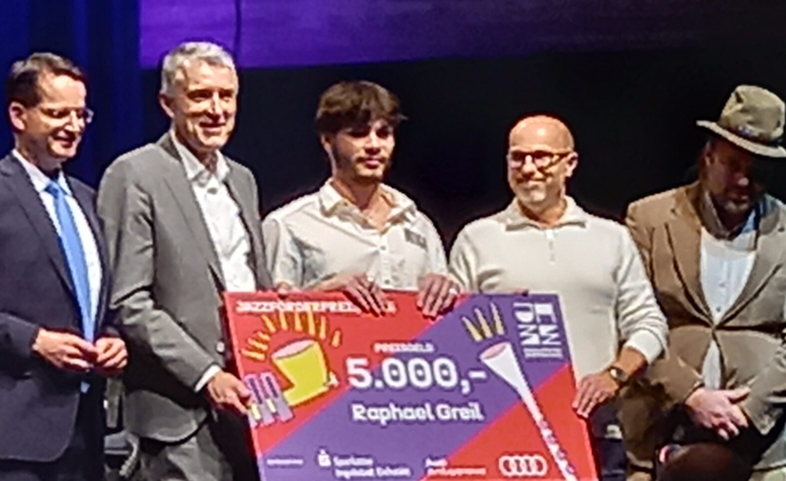 Jazztage Opening mit Jazzförderpreisverleihung an den Trompeter Raphael Greil