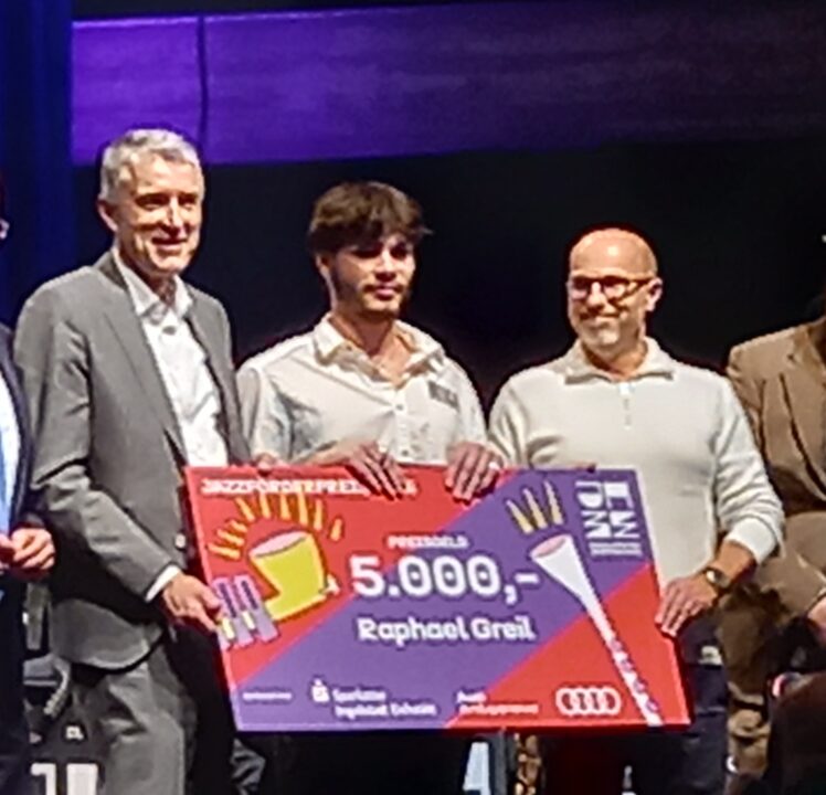 Jazztage Opening mit Jazzförderpreisverleihung an den Trompeter Raphael Greil