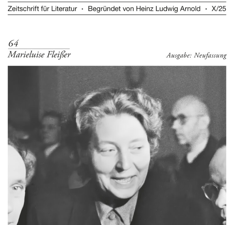 Neuer Band über Marieluise Fleißer bei „Text und Kritik“