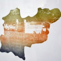 Künstlerpaar aus Japan in Lithowerkstatt Eichstätt