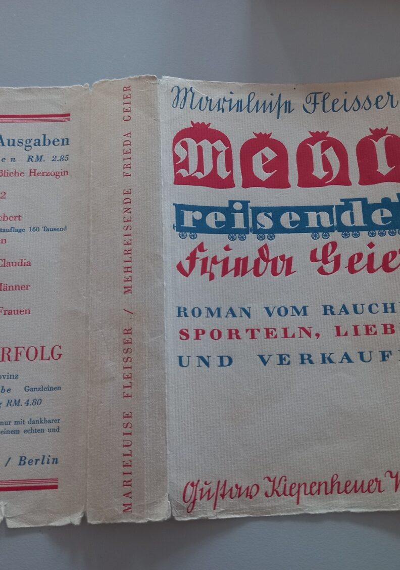 Rarität von 1931: Schutzumschlag von Marieluise Fleißers Roman an Fleißerarchiv übergeben