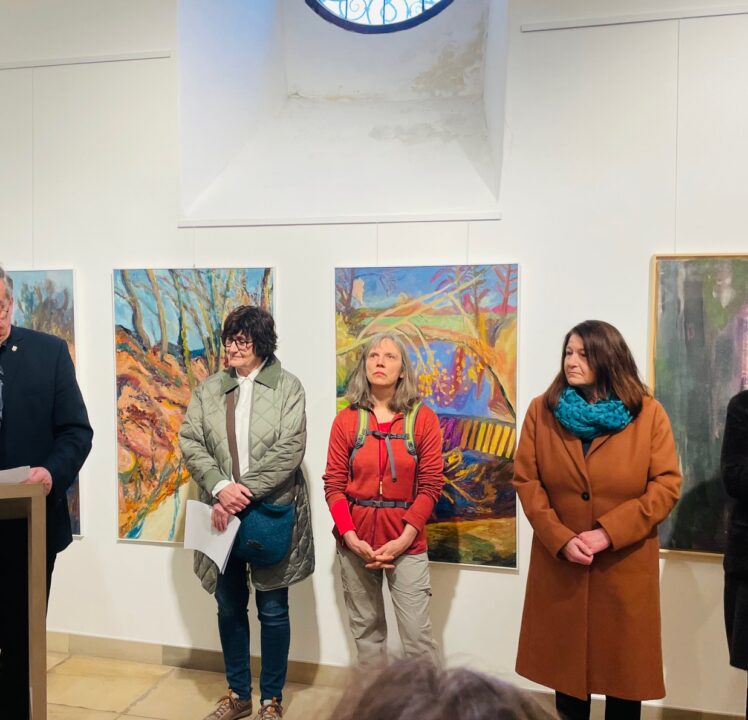 „Licht wird alles, was ich fasse“-Ausstellung BBK in Neuburg / Rathausfletz