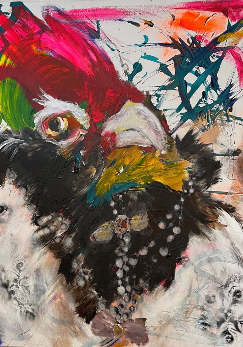 Von Hühnern und Wölfen. Ausstellung von E.A.Jung im Bauerngerätemuseum