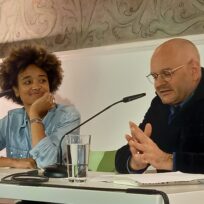 Raphaelle Red hat mit ihrem Roman „Adikou“ die Ingolstädter Literaturtage eröffnet. – Ein Gespräch mit der Autorin