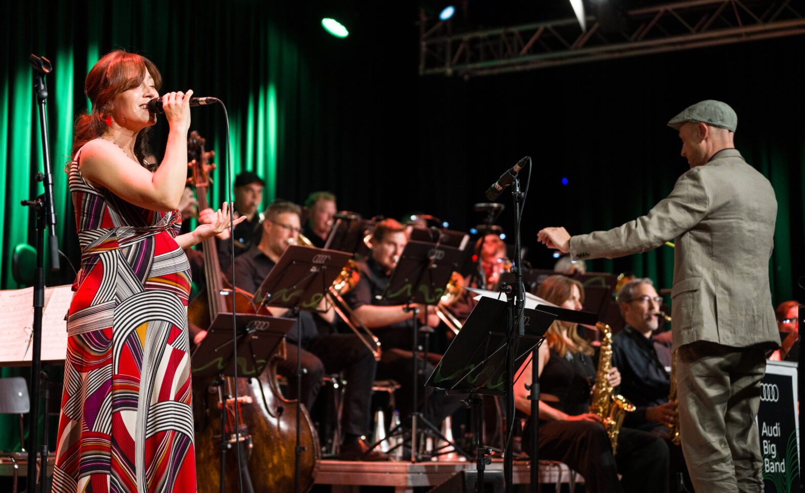 Juliette Brousset bei der Audi- Big – Band IN