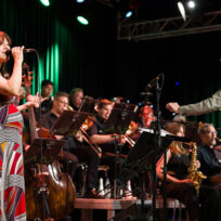 Juliette Brousset bei der Audi- Big – Band IN