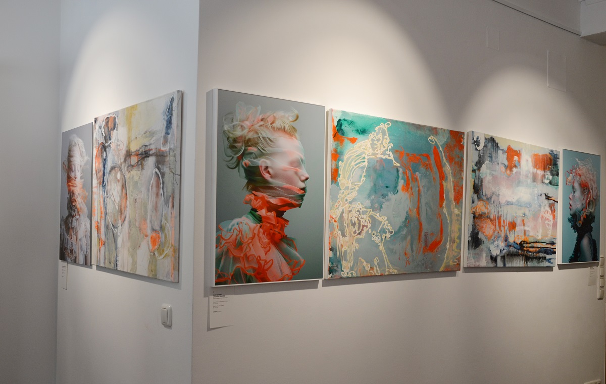 KI-generierte und analog gemalte Bild-Paare von B. Kiebler und K. Schumann in Galerie kuk44 Pfaffenhofen