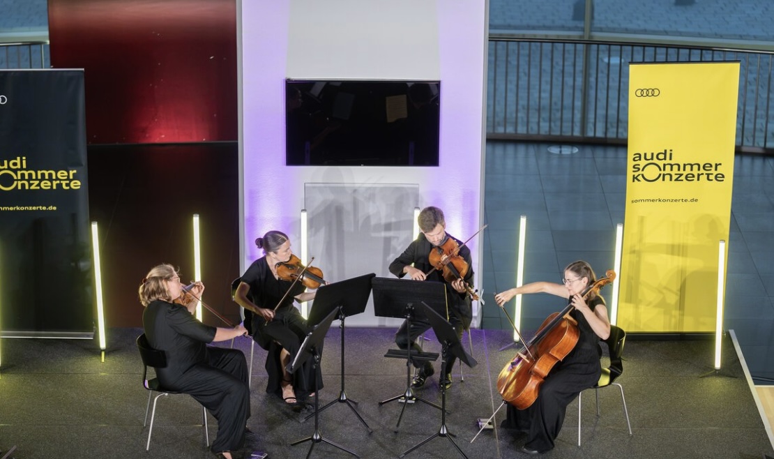 Barbican Quartet beeindruckt bei Audi-Sommerkonzerten