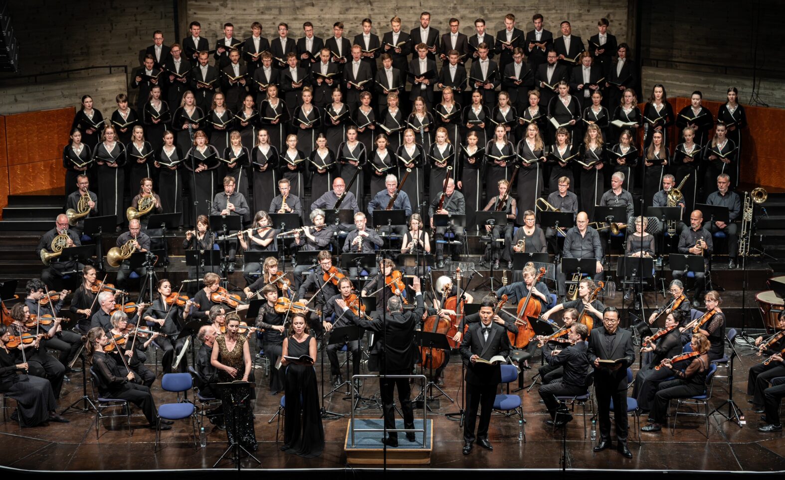 Die Audi- Jugendchorakademie glänzt beim Requiem von Verdi. Glanzvoller Abschluss der diesjährigen Sommerkonzerte.